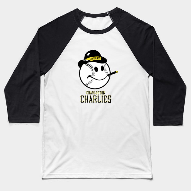 Vintage Charleston Charlies Baseball 1971 Baseball T-Shirt by LocalZonly